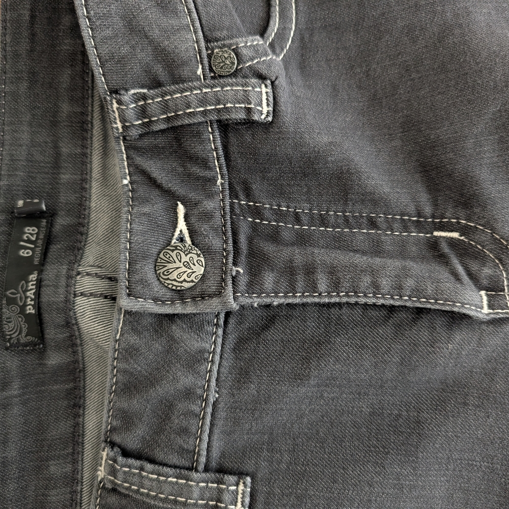 Prana Dark Gray High Rise Jeans
